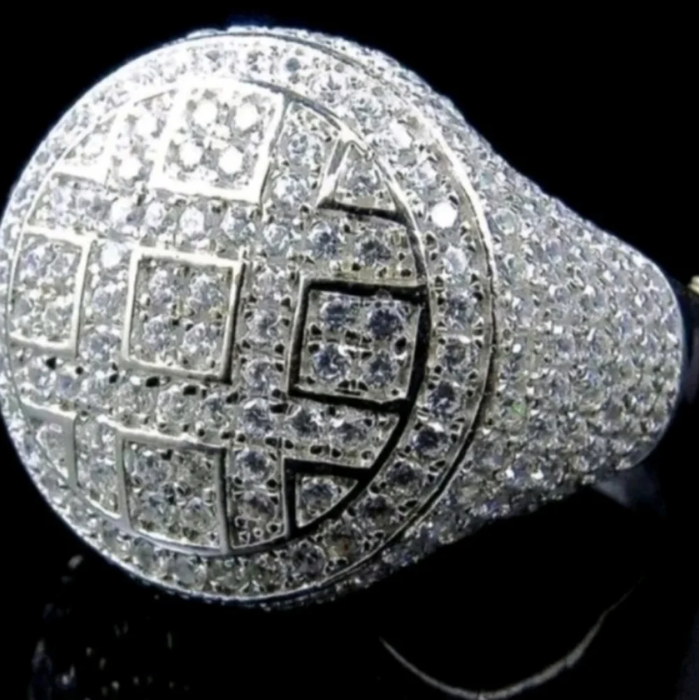 Mens Statement Ring Sz 11